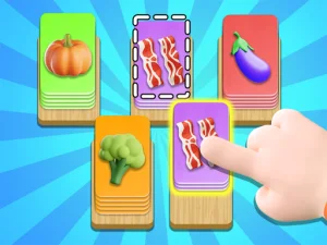 Food Card Sort - Play Free Online 3D Puzzle Game