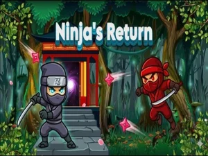 Ninjas Return: Free Online Ninja Platformer & Adventure Game