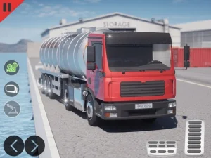 Oil Tanker Simulator - Play Free Browser Truck Driving Game