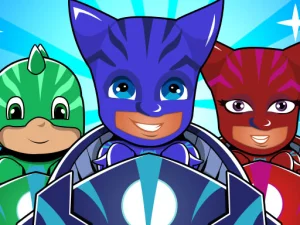 PJ Masks Kids Car Racing 3D – Free Online Racing Game for Toddlers