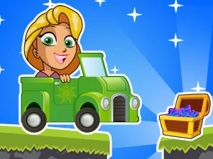 Princess Rapunzel Car Racing Adventure - Free Online HTML5 Game