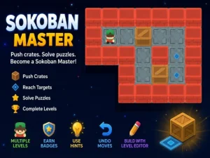 Sokoban Master - Play Free Online Puzzle Game