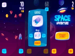 Space Adventures: Free Online Rocket Upgrade & Space Exploration Game